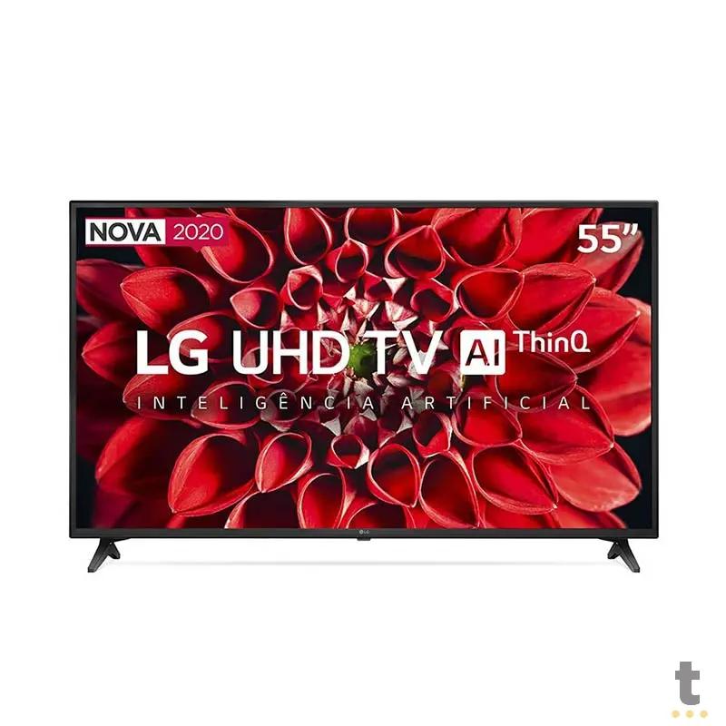 Smart TV Led LG 55" UHD Wi-fi Bluetooth USB HDMI Thinq AI Alexa Integrada - 55UN7100PSA Truedata